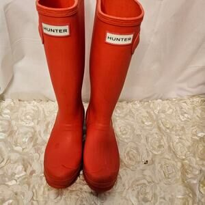 Hunter Original Tall Rain Boots Size 5